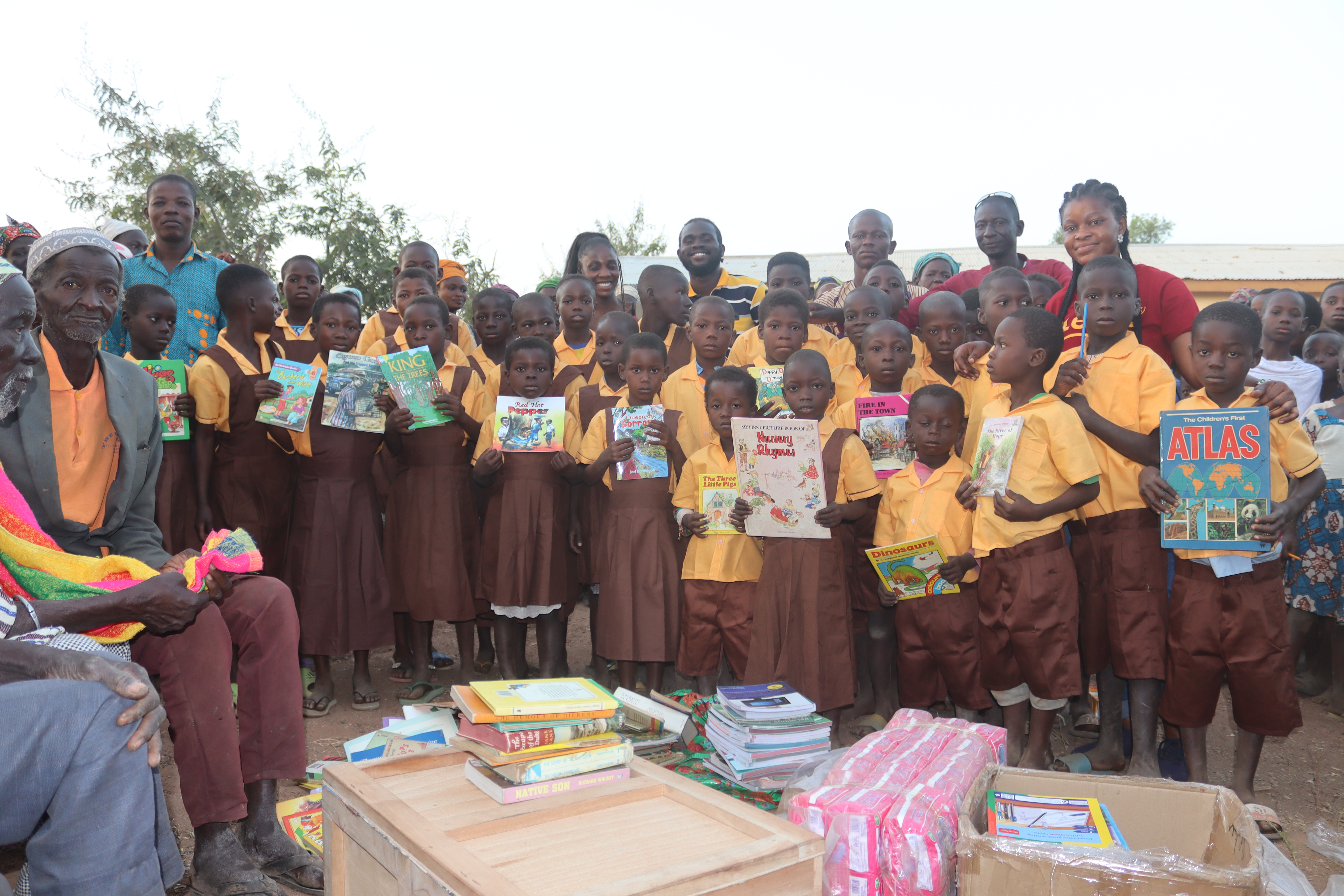 Donation at Yizidug Basic School